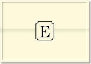 Monogram Note Cards 'e' (Stationery, Boxed Cards) de Peter Pauper Press Inc