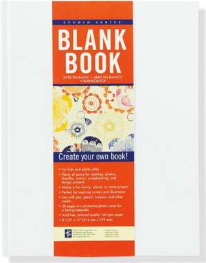 Studio Series Blank Book (White) de Peter Pauper Press Inc