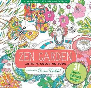 Zen Garden Adult Coloring Book (31 Stress-Relieving Designs) de Trina Dalziel