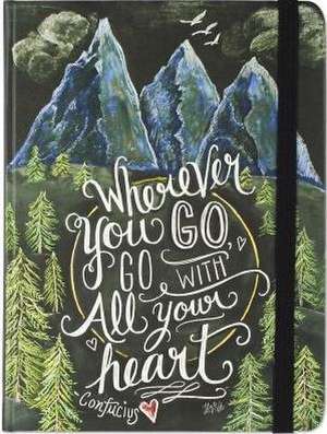 Wherever You Go, Go with All Your Heart Journal (Diary, Notebook) de Inc Peter Pauper Press