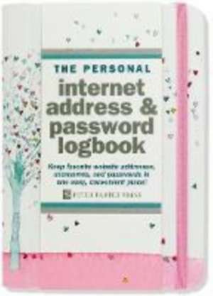 Tree of Hearts Internet Address & Password Logbook de Inc Peter Pauper Press