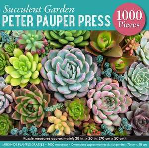 Succulent Garden 1,000 Piece Jigsaw Puzzle de Peter Pauper Press Inc