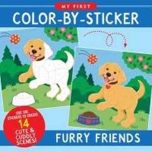 My First Color-By-Sticker - Furry Friends de Martha Zschock