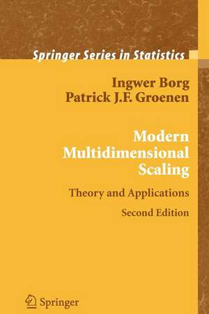 Modern Multidimensional Scaling: Theory and Applications de I. Borg