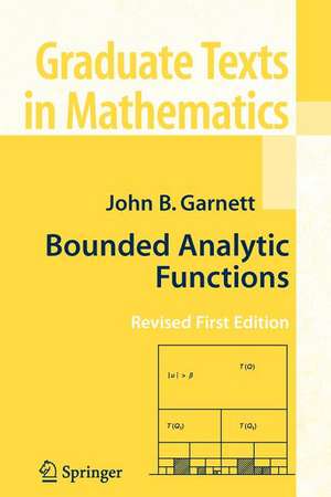 Bounded Analytic Functions de John Garnett