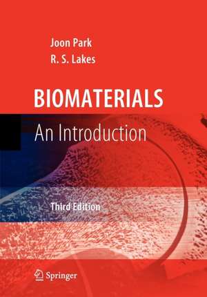 Biomaterials: An Introduction de Joon Park