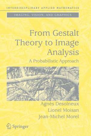 From Gestalt Theory to Image Analysis: A Probabilistic Approach de Agnès Desolneux