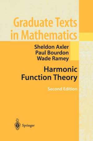 Harmonic Function Theory de Sheldon Axler