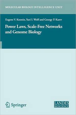 Power Laws, Scale-Free Networks and Genome Biology de Eugene V. Koonin