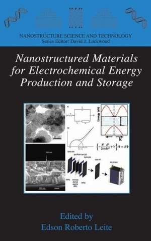 Nanostructured Materials for Electrochemical Energy Production and Storage de Edson Roberto Leite