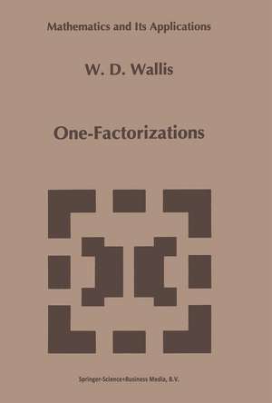 One-Factorizations de W.D. Wallis