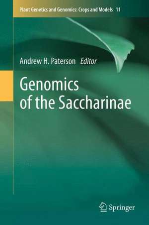 Genomics of the Saccharinae de Andrew H. Paterson