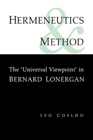 Hermeneutics and Method de Ivo Coelho