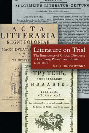 Literature on Trial de S. Chrostowska