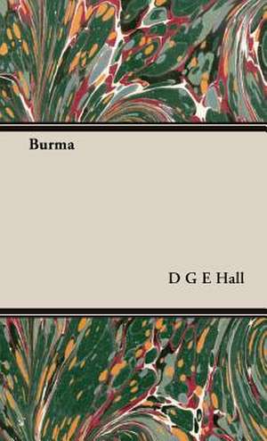 Burma de D. G. E. Hall