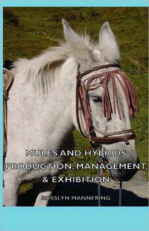 Mules and Hybrids - Production, Management and Exhibition de Rosslyn Mannering