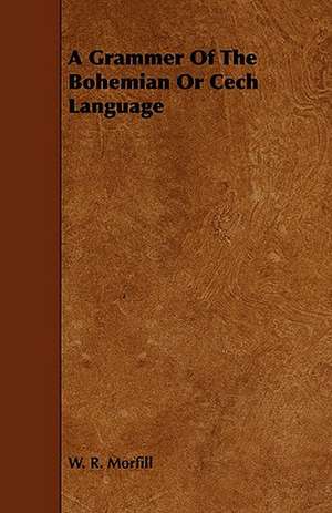 A Grammer of the Bohemian or Cech Language de W. R. Morfill