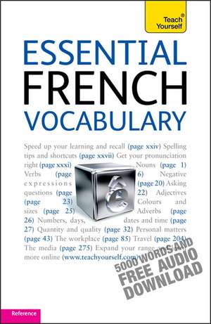 Essential French Vocabulary de Noel Saint-Thomas