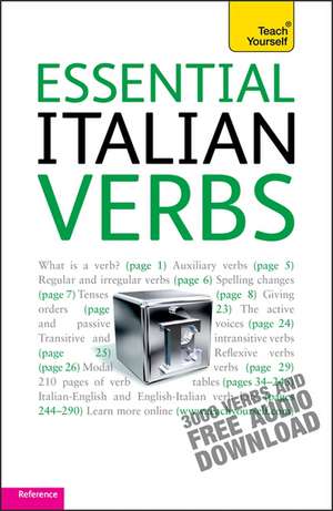 Essential Italian Verbs de MARIA BONACINA