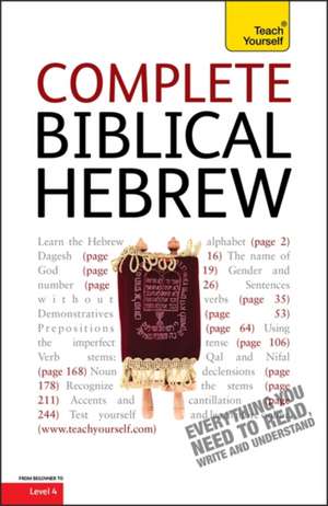 Complete Biblical Hebrew de Sarah Nicolson