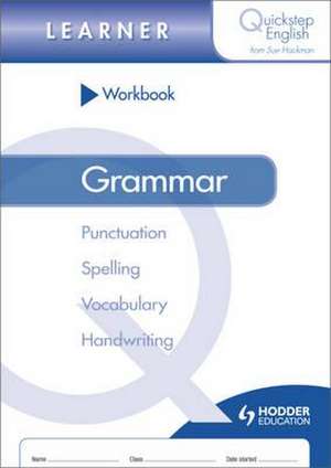 Workbook Grammar Learner Stage de Sue Hackman