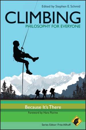 Climbing Philosophy de Schmid