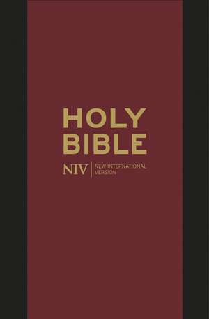 NIV Pocket Black Bonded Leather Bible with Zip de New International Version