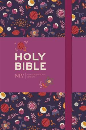 NIV Pocket Floral Notebook Bible de New International Version