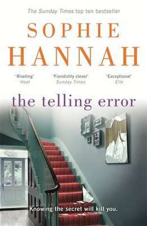 The Telling Error de Sophie Hannah