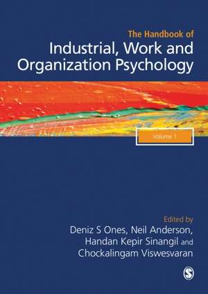 The SAGE Handbook of Industrial, Work & Organizational Psychology: V1: Personnel Psychology and Employee Performance de Deniz S Ones