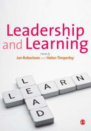 Leadership and Learning de Jan Robertson