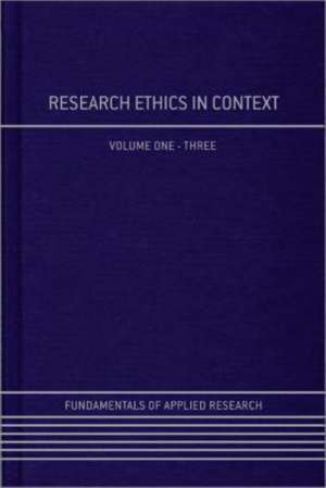 Research Ethics in Context de Julie Scott Jones