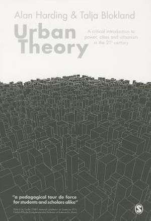 Urban Theory: A critical introduction to power, cities and urbanism in the 21st century de Alan Harding
