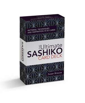 The Ultimate Sashiko Card Deck de Susan Briscoe