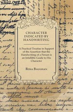 Character Indicated By Handwriting de Rosa Baughan