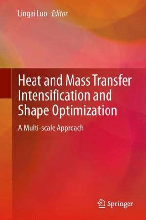 Heat and Mass Transfer Intensification and Shape Optimization: A Multi-scale Approach de Lingai Luo