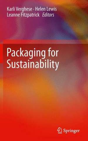 Packaging for Sustainability de Karli Verghese