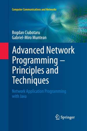 Advanced Network Programming – Principles and Techniques: Network Application Programming with Java de Bogdan Ciubotaru