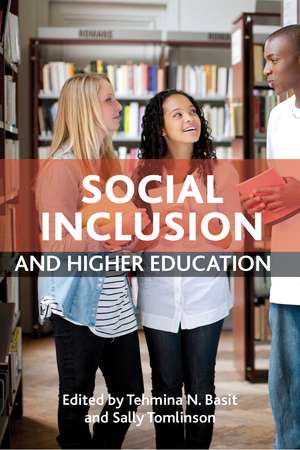 Social Inclusion and Higher Education de Tehmina N. Basit