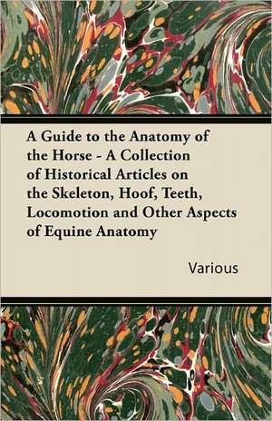 A Guide to the Anatomy of the Horse - A Collection of Historical Articles on the Skeleton, Hoof, Teeth, Locomotion and Other Aspects of Equine Anato de Various