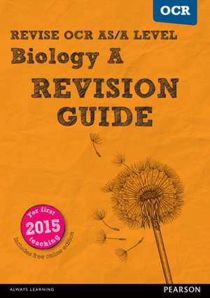 Pearson REVISE OCR AS/A Level Biology: Revision Guide inc online edition - 2025 and 2026 exams de Colin Pearson