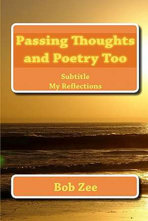 Passing Thoughts and Poetry Too: Reality Beyond Experience de MR Bob Zee