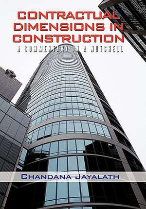 Contractual Dimensions in Construction de Chandana Jayalath