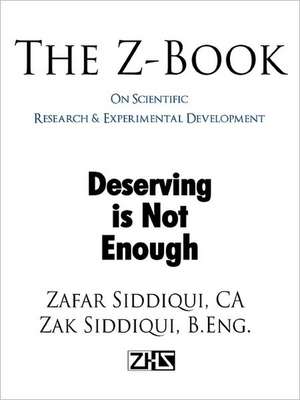 The Z-Book on Scientific Research & Experimental Development de Zafar Siddiqui Ca