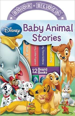 Disney: Baby Animal Stories 12 Board Books de Pi Kids