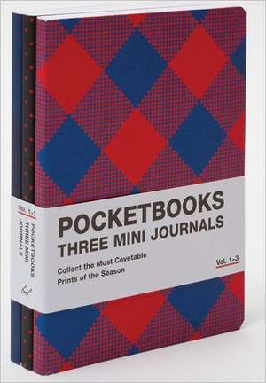 Pocketbooks 3 Mini Journals de Chronicle Books