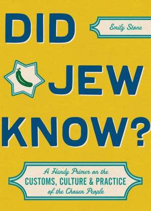 Did Jew Know? de Emily Stone