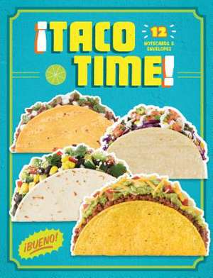 Taco Time: 12 Notecards & Envelopes de Chronicle Books