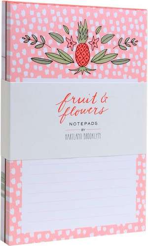 Fruit & Flowers Notepads de Emily Johnson