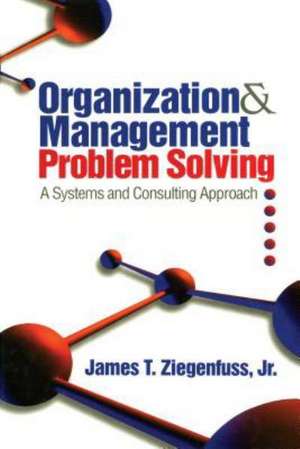 Organization and Management Problem Solving: A Systems and Consulting Approach de James T. Ziegenfuss